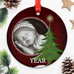 Special Year Round Ornament (2 Sided) - Round Ornament (Two Sides)