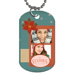 merry christmas - Dog Tag (One Side)