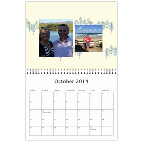 Nan Calendar 2013 By Christine Oct 2014