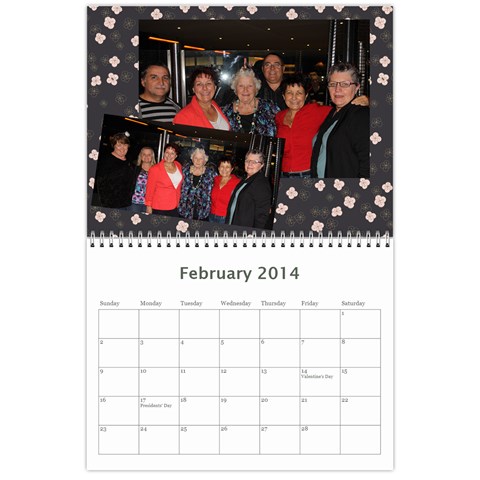 Nan Calendar 2013 By Christine Feb 2014