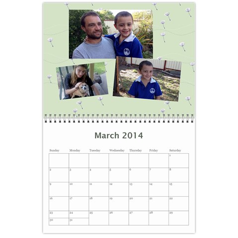 Nan Calendar 2013 By Christine Mar 2014