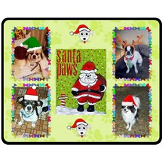 Santa Paws medium blanket - Fleece Blanket (Medium)