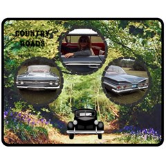 Country Roads medium blanket - Fleece Blanket (Medium) Country Roads medium blanket - Fleece Blanket (Medium)