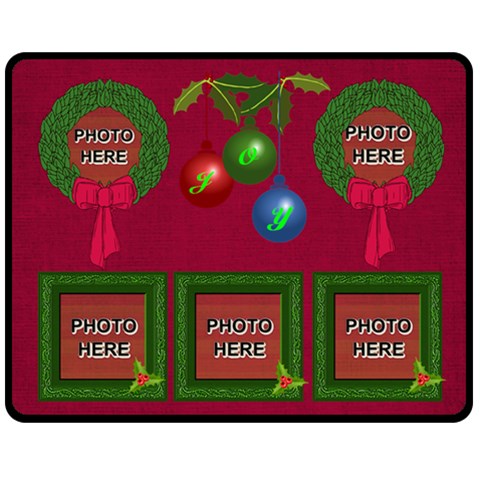 Holiday Joy Medium Blanket By Joy Johns 60 x50  Blanket Front