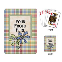 Flower Playing Cards - Playing Cards Single Design (Rectangle)