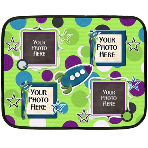 Rocket Blanket By Lisa Minor 35 x27  Blanket