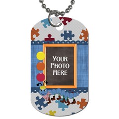 Silly Summer Fun Dog Tag - Dog Tag (One Side)