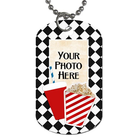 Movie Dog Tag By Lisa Minor Front