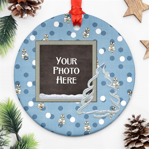 Frosty Ornament By Lisa Minor Front