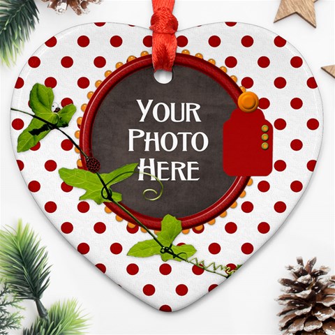 Ladybug Ornament  By Lisa Minor Front