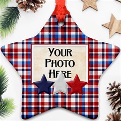 Patriotic Ornament - Ornament (Star)