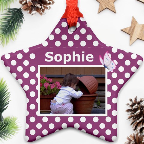 My Princess Star Ornament By Deborah Front