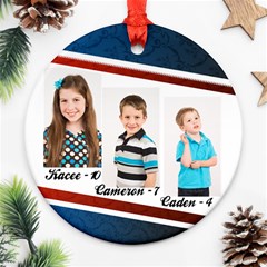 family2013 - Round Ornament (Two Sides)