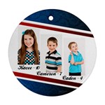family2013 - Round Ornament (Two Sides)