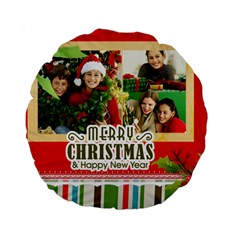 merry christmas - Standard 15  Premium Round Cushion 