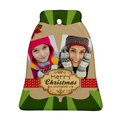 merry christmas - Bell Ornament (Two Sides)