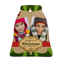 merry christmas - Bell Ornament (Two Sides)