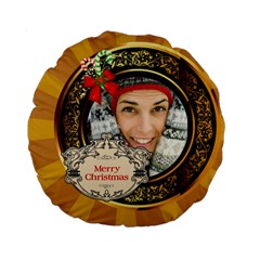 merry christmas - Standard 15  Premium Round Cushion 