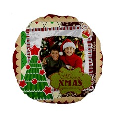 merry christmas - Standard 15  Premium Round Cushion 