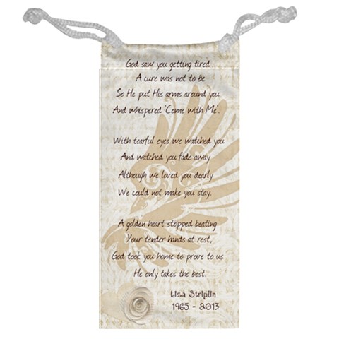 Jewelry Bag Lisa By Pat Kirby Back