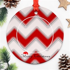 Christmas Trees 2 side - Round Ornament (Two Sides)