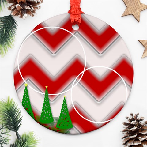 Christmas Trees 2 Side By Amanda Bunn Back