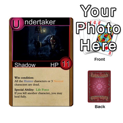 Ace Shadow Hunters Homebrew Characters By Matt Stone Front - SpadeA