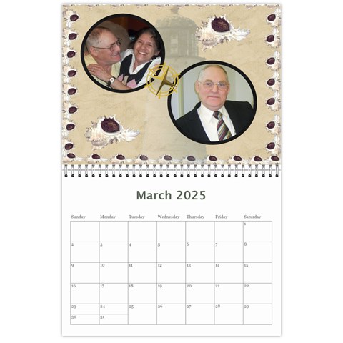 2025 Ocean Theme Calendar By Kim Blair Mar 2025