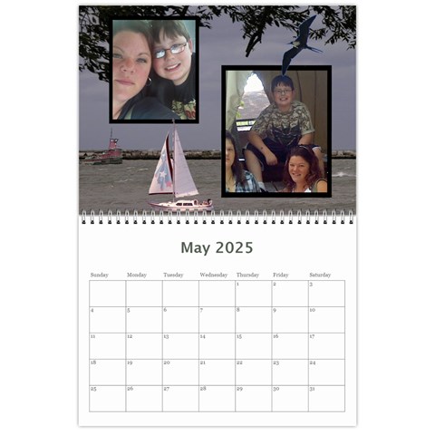 2025 Ocean Theme Calendar By Kim Blair May 2025