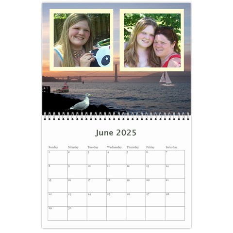 2025 Ocean Theme Calendar By Kim Blair Jun 2025
