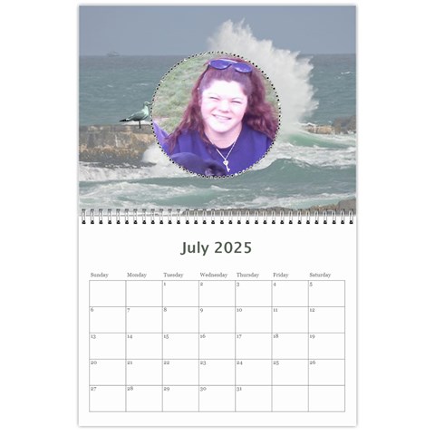 2025 Ocean Theme Calendar By Kim Blair Jul 2025