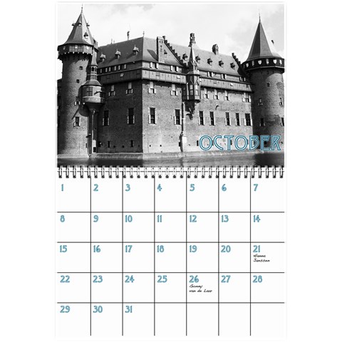 Birthday Calendar2 By Sierra Nitz Oct 2013