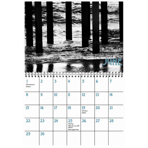 Birthday Calendar3 By Sierra Nitz Jun 2013