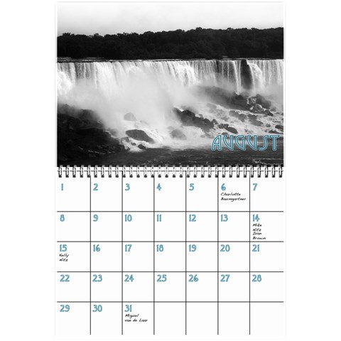Birthday Calendar3 By Sierra Nitz Aug 2013