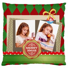 merry christmas - Large Cushion Case (One Side)