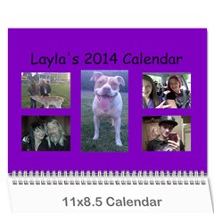 Laylas Calendar - Wall Calendar 11  x 8.5  (12-Months)