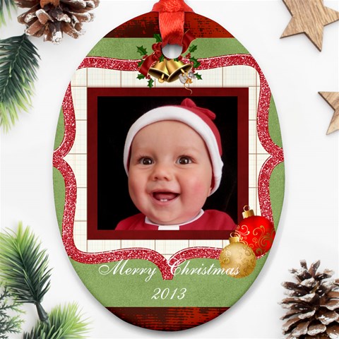 Christmas Ornament By Rose Huggett Front