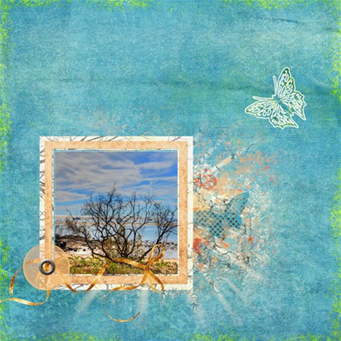 Springfever3 By Elfie 12 x12  Scrapbook Page - 1