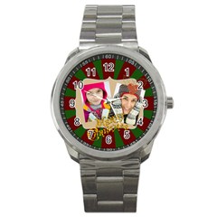 merry christmas - Sport Metal Watch