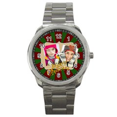 merry christmas - Sport Metal Watch