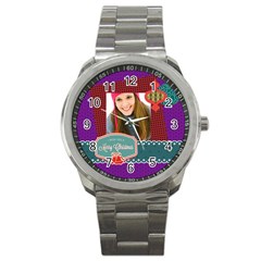 merry christmas - Sport Metal Watch