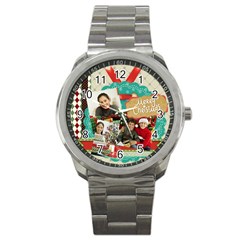 merry christmas - Sport Metal Watch