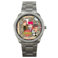 merry christmas - Sport Metal Watch