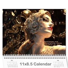 ElsieandLeona.com Calendar - Wall Calendar 11  x 8.5  (12-Months)