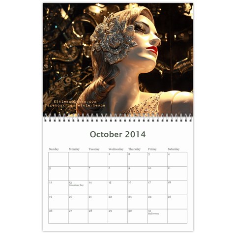 Elsieandleona Com Calendar By Kim Stokes Oct 2014