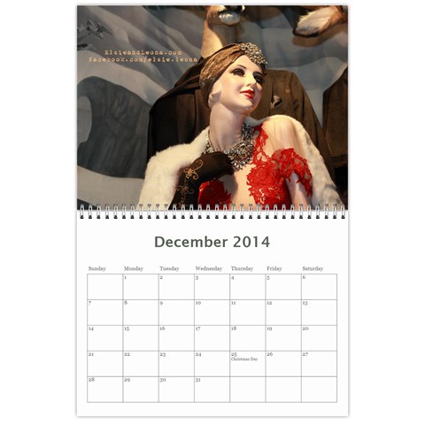 Elsieandleona Com Calendar By Kim Stokes Dec 2014