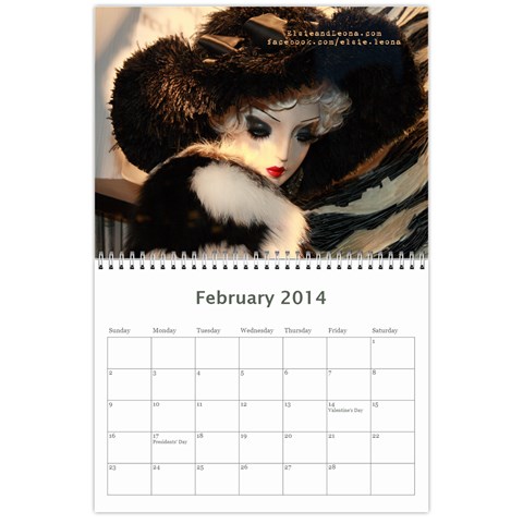 Elsieandleona Com Calendar By Kim Stokes Feb 2014
