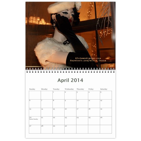 Elsieandleona Com Calendar By Kim Stokes Apr 2014