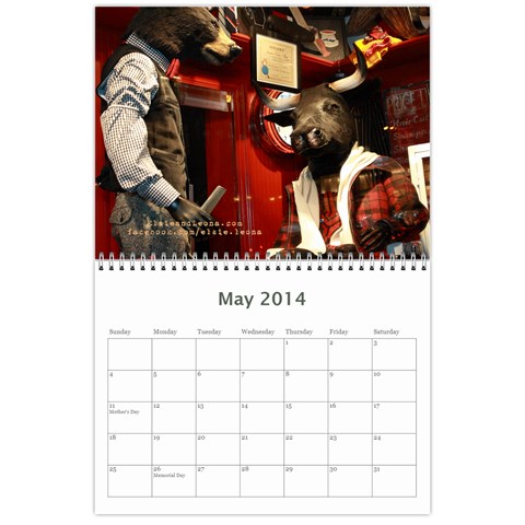 Elsieandleona Com Calendar By Kim Stokes May 2014