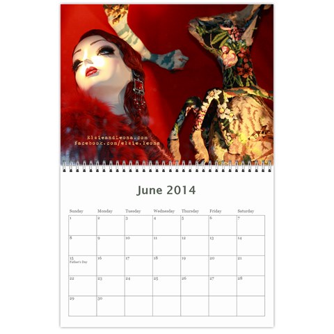 Elsieandleona Com Calendar By Kim Stokes Jun 2014